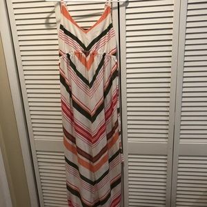 Maternity pattern maxi dress